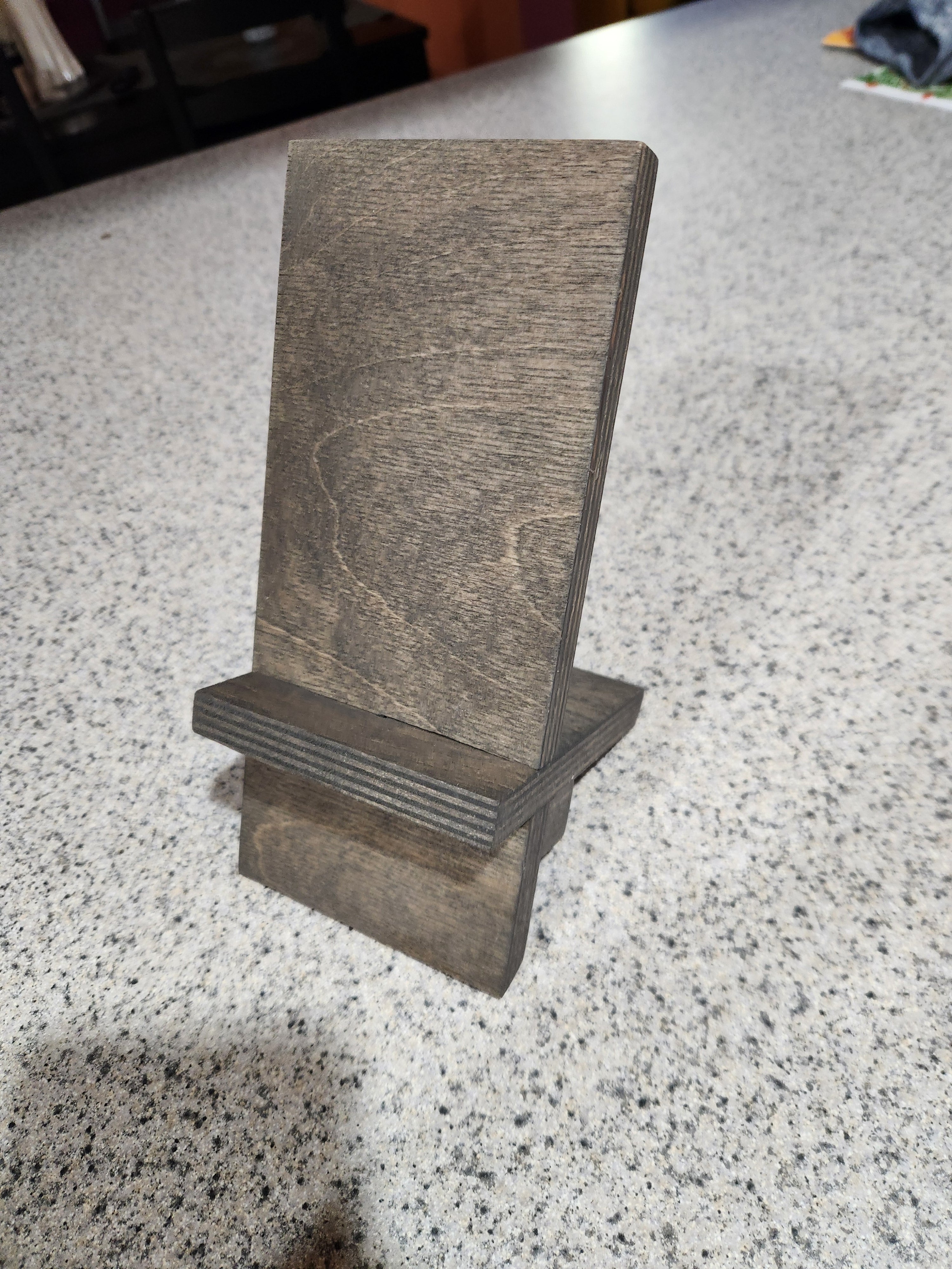 Phone / Tablet Holder Wooden Birch Handmade